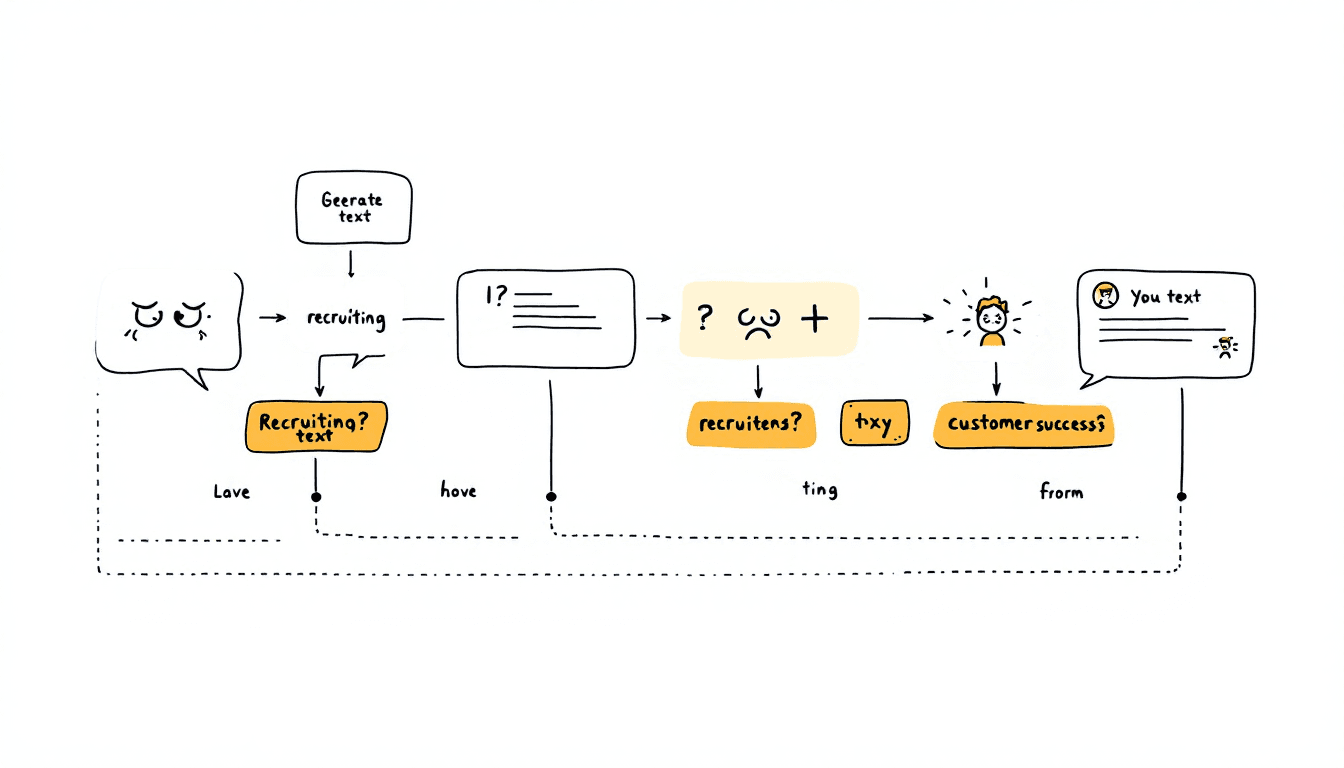 Noota structured workflow interface showing recruiting and customer success meeting templates