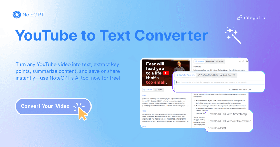 YouTube to Blog Post Generator