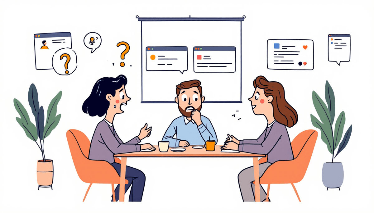 Remote team members using async meeting tools with AI transcription and summaries
