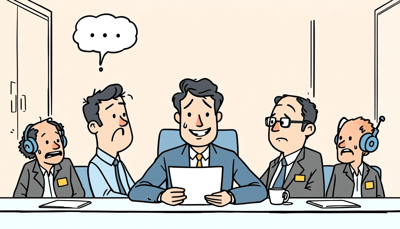 Professional compliance officer reviewing meeting recordings with security badges and audit dashboard