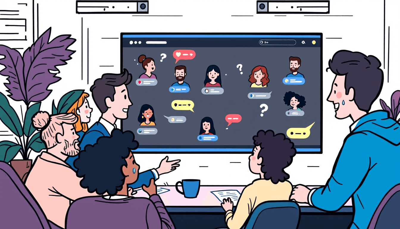 Multilingual meeting with diverse people and real-time translation interface