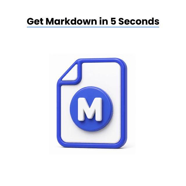 Convert to Markdown