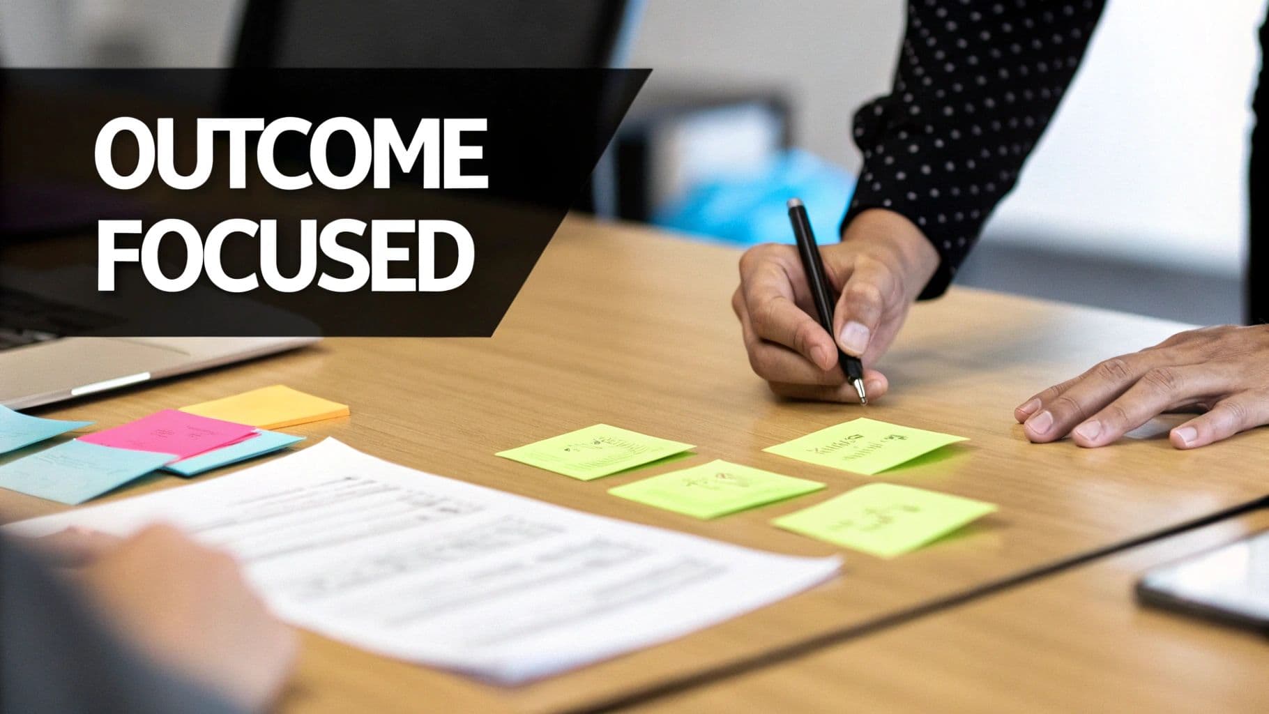 Meeting productivity illustration showing AI tools and meeting summaries