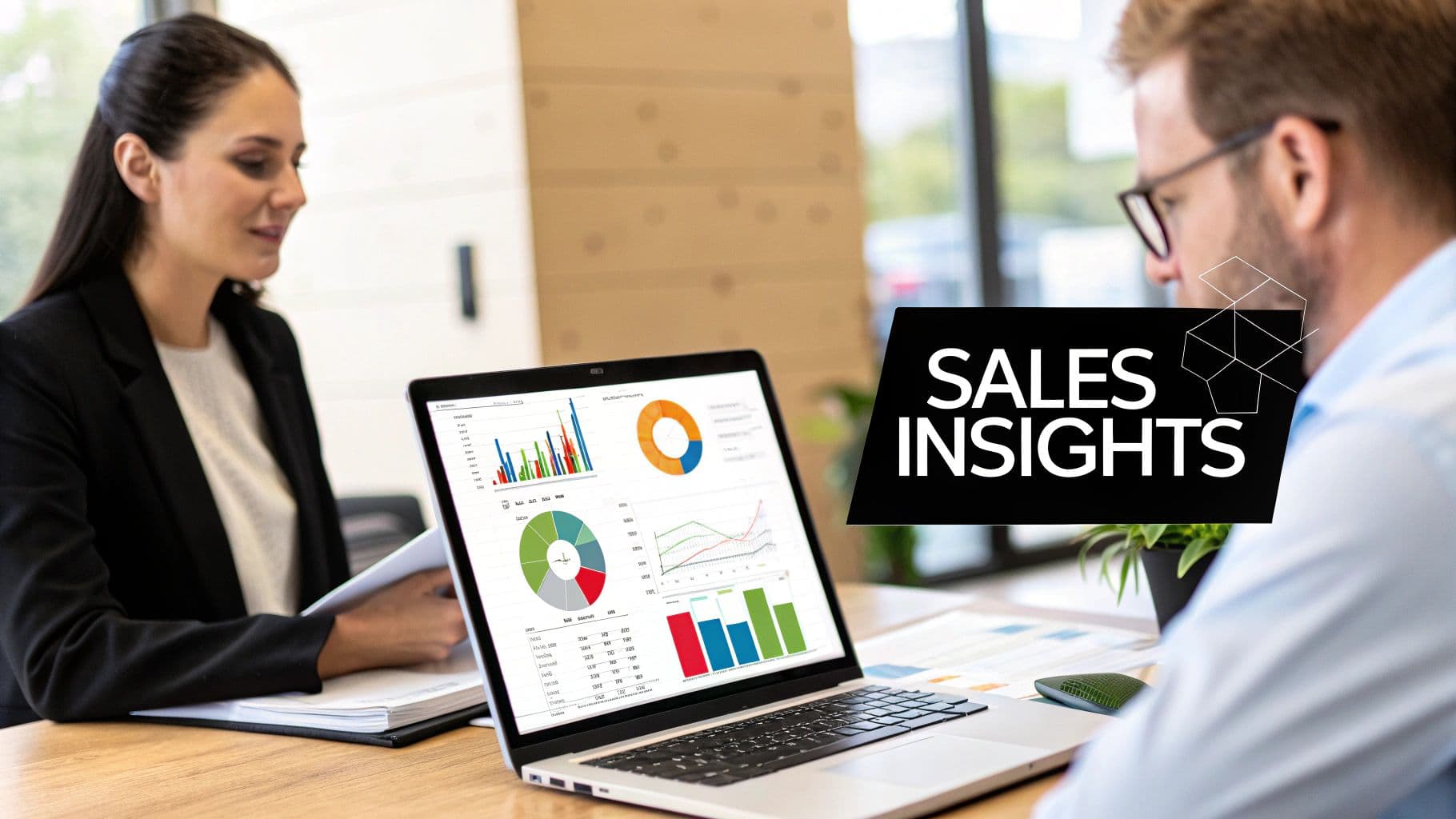 Meeting productivity illustration showing AI tools and meeting summaries