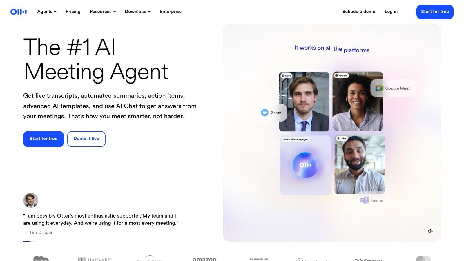 Meeting productivity illustration showing AI tools and meeting summaries