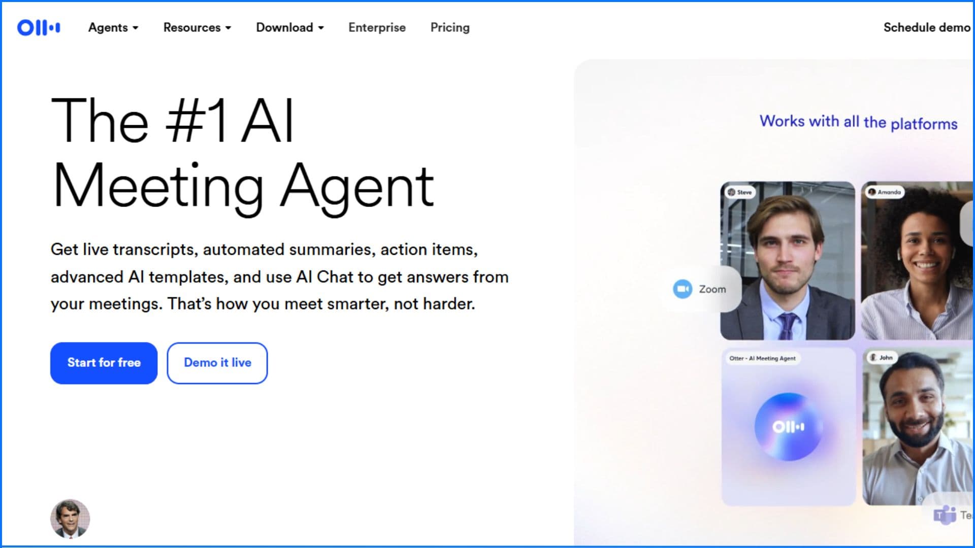 Meeting productivity illustration showing AI tools and meeting summaries