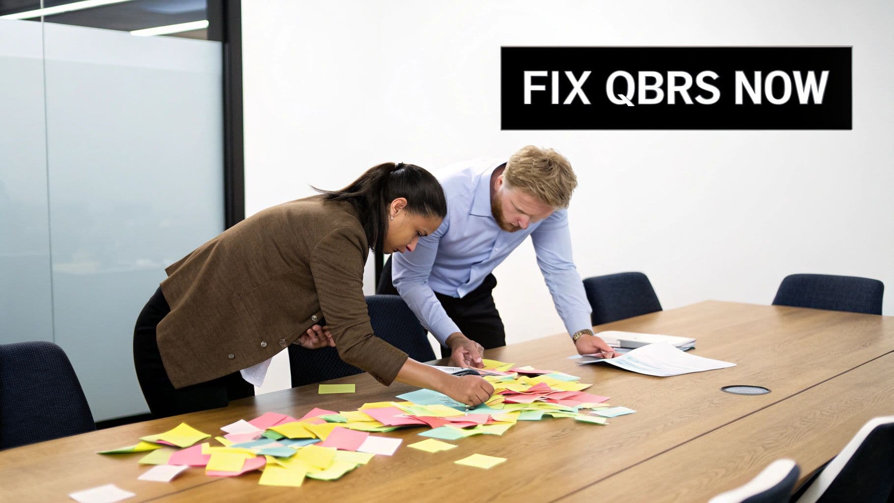 Meeting productivity illustration showing AI tools and meeting summaries