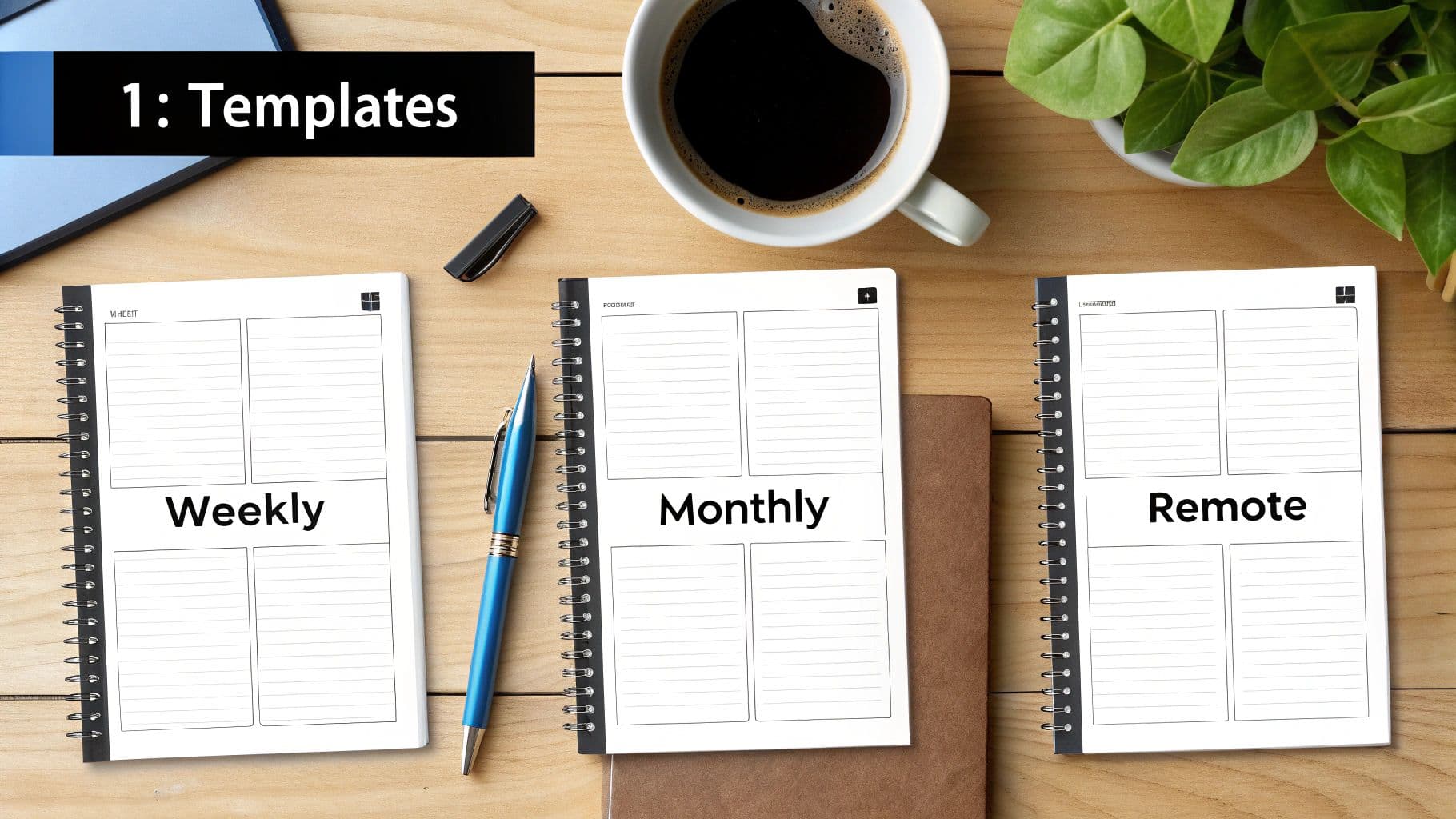 Meeting productivity illustration showing AI tools and meeting summaries