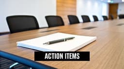 A Meeting Action Items Template That Actually Works