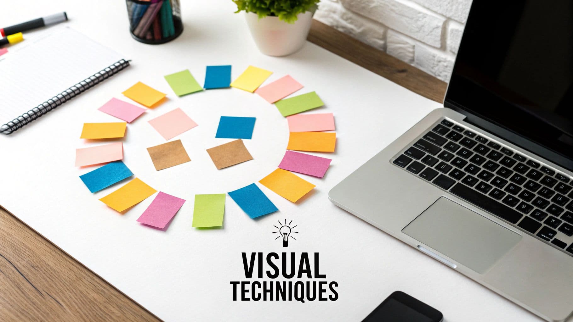 Meeting productivity illustration showing AI tools and meeting summaries