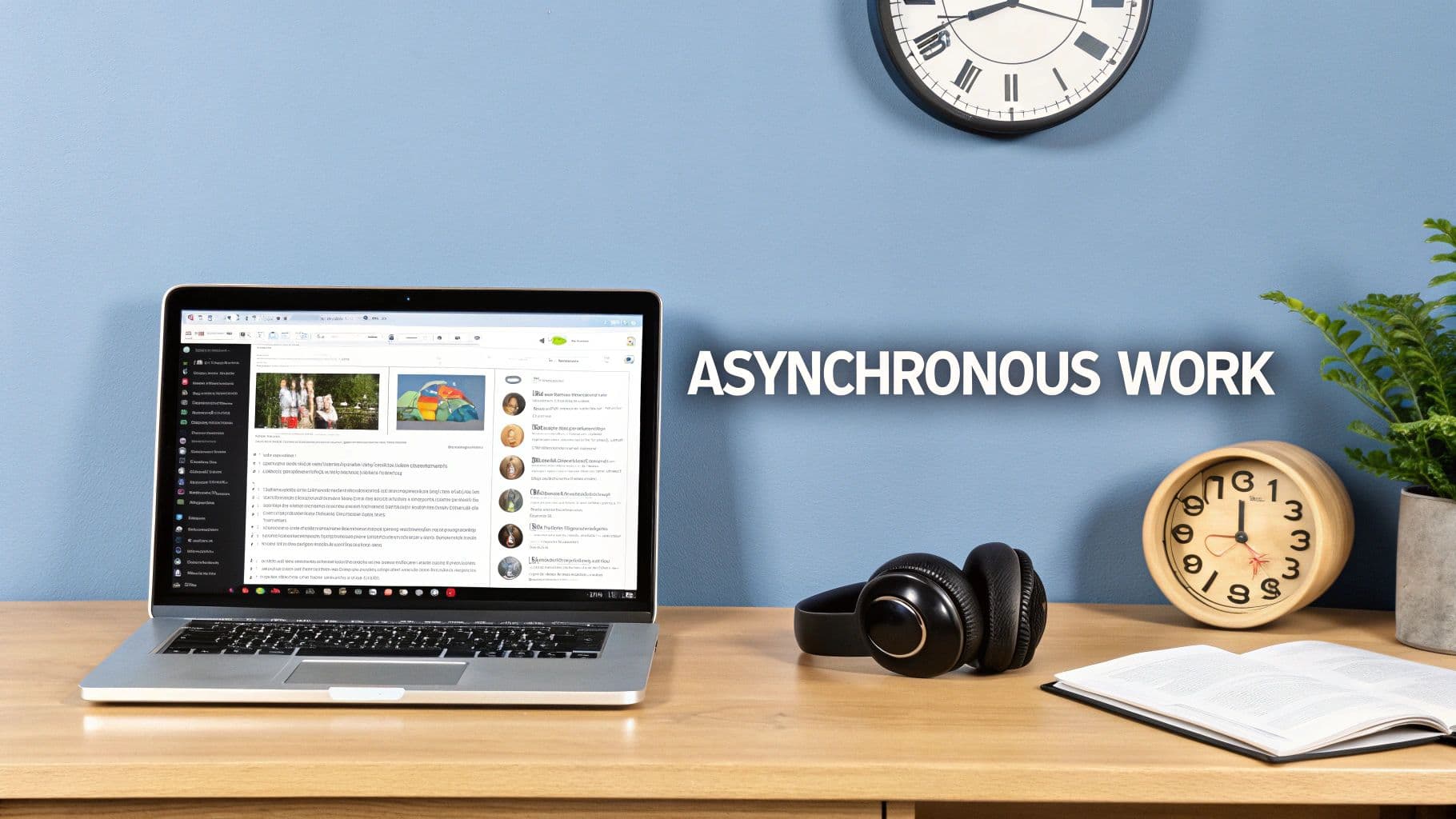 Meeting productivity illustration showing AI tools and meeting summaries