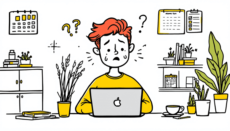 Persona trabajando productivamente desde casa en un espacio de trabajo organizado