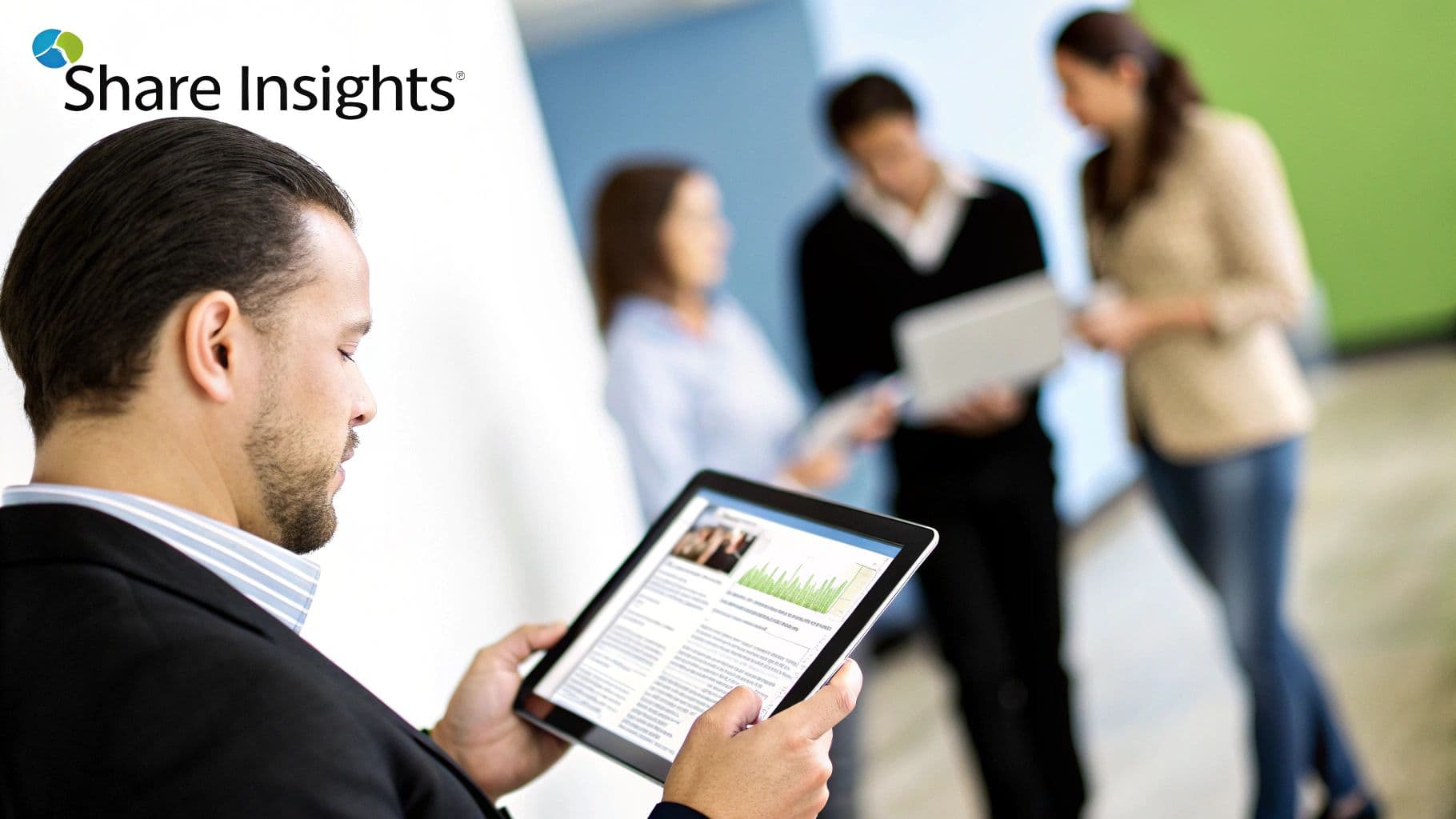 Meeting productivity illustration showing AI tools and meeting summaries