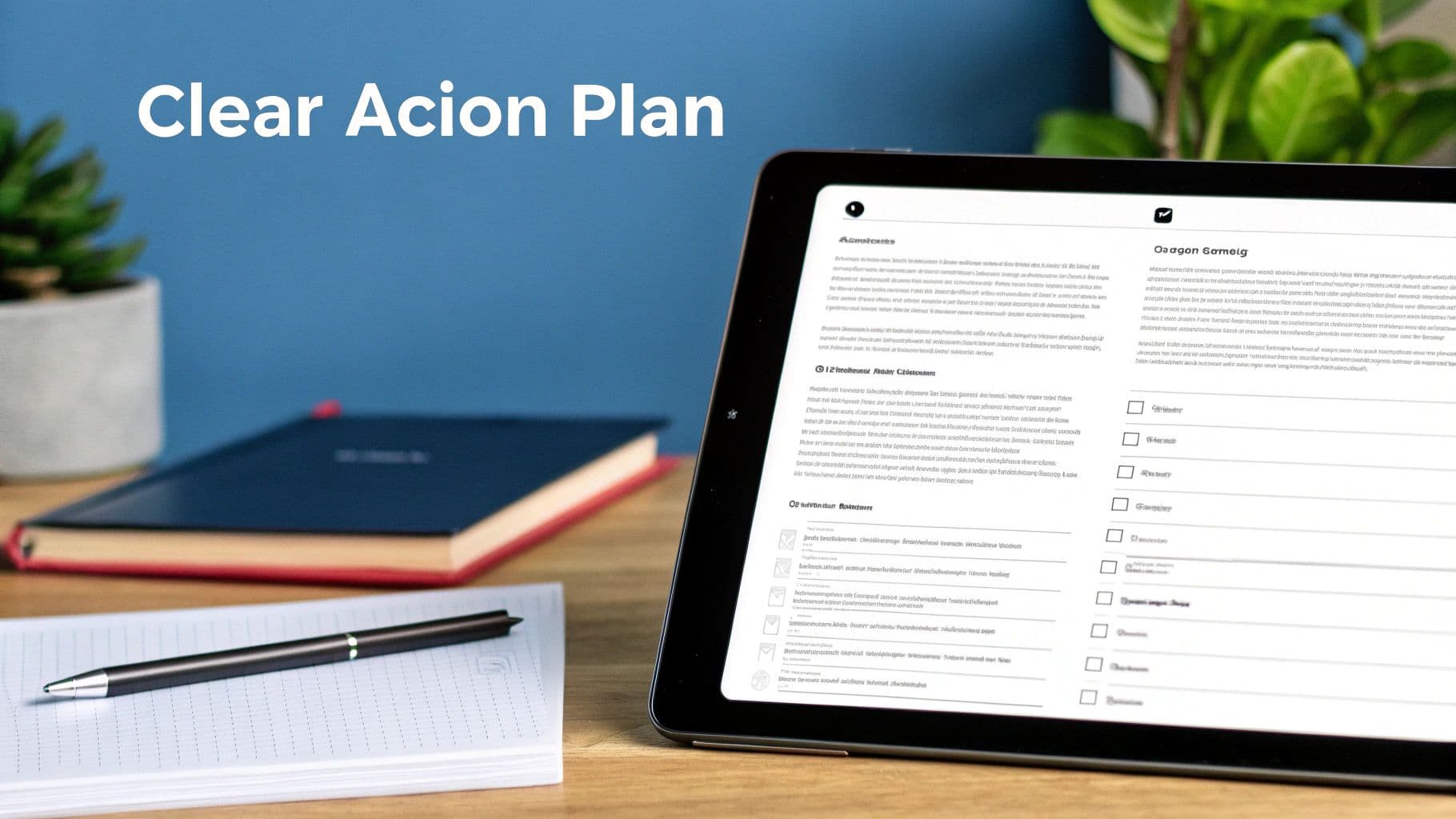 Meeting productivity illustration showing AI tools and meeting summaries