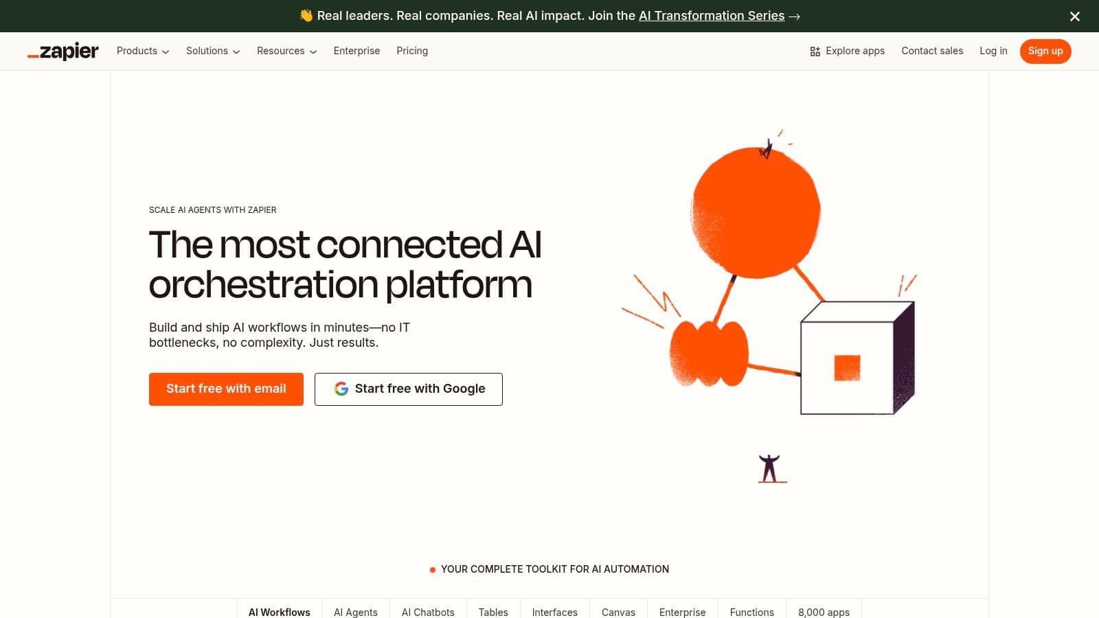 Meeting productivity illustration showing AI tools and meeting summaries