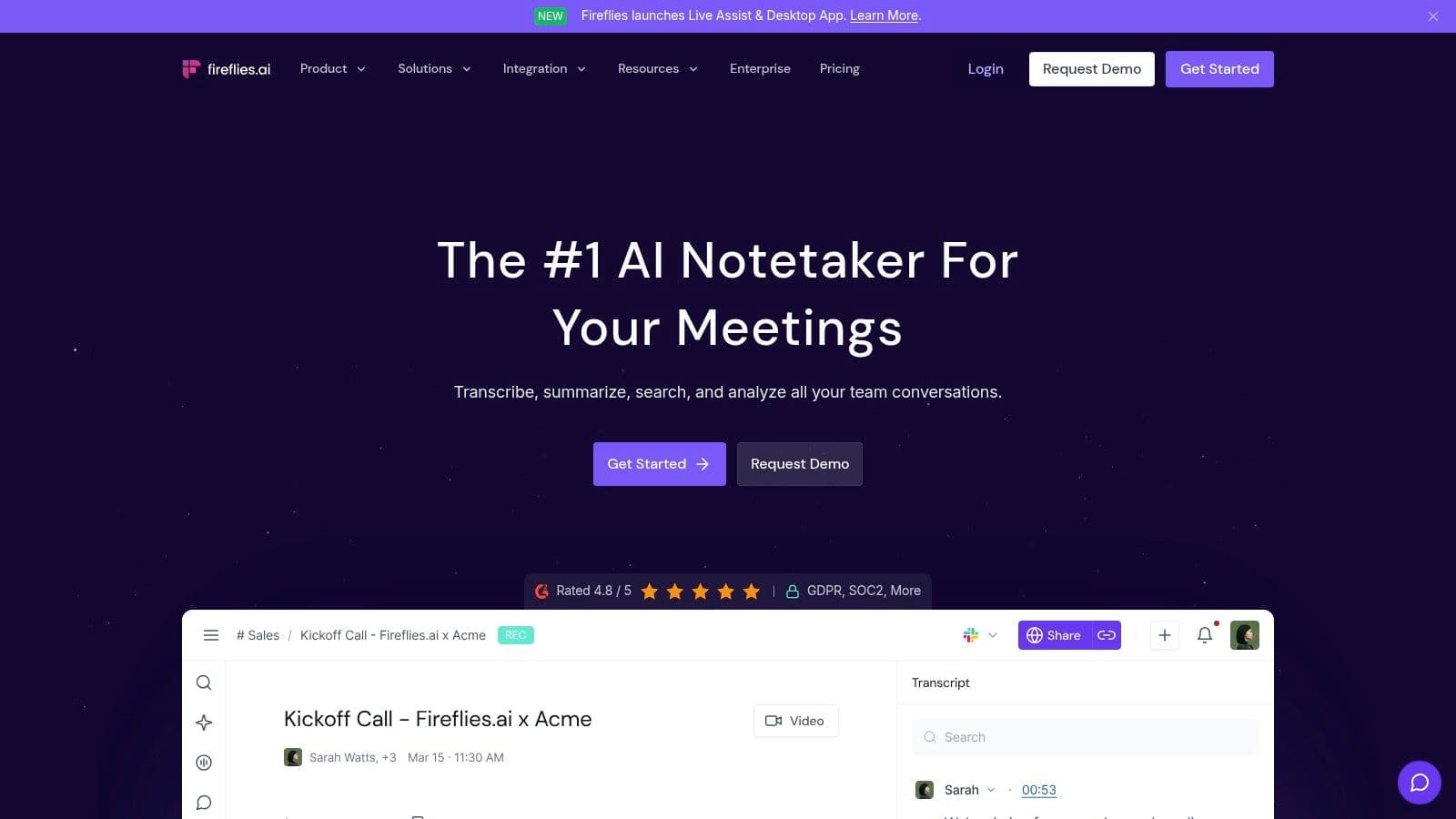 Meeting productivity illustration showing AI tools and meeting summaries