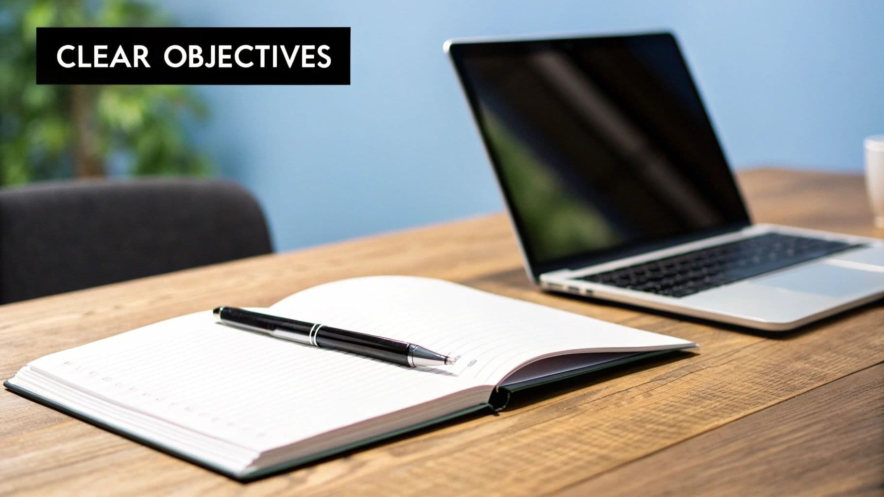 Meeting productivity illustration showing AI tools and meeting summaries