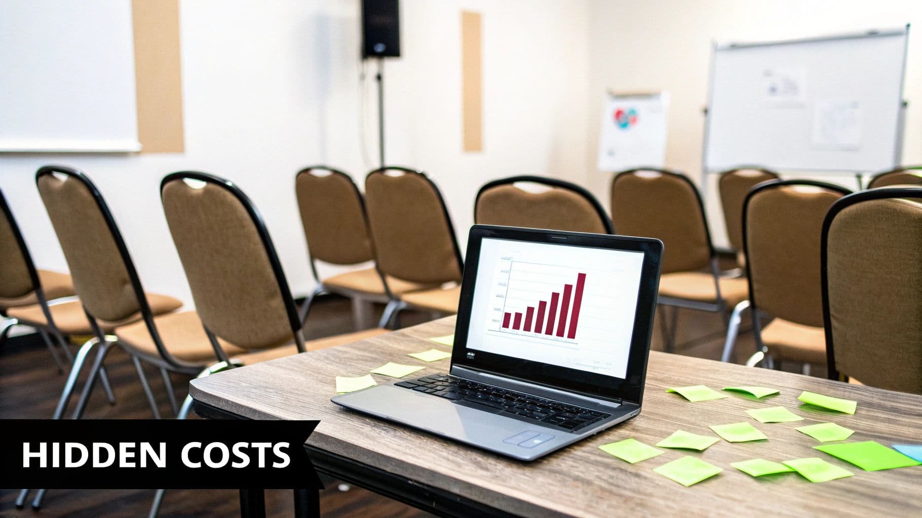 Meeting productivity illustration showing AI tools and meeting summaries