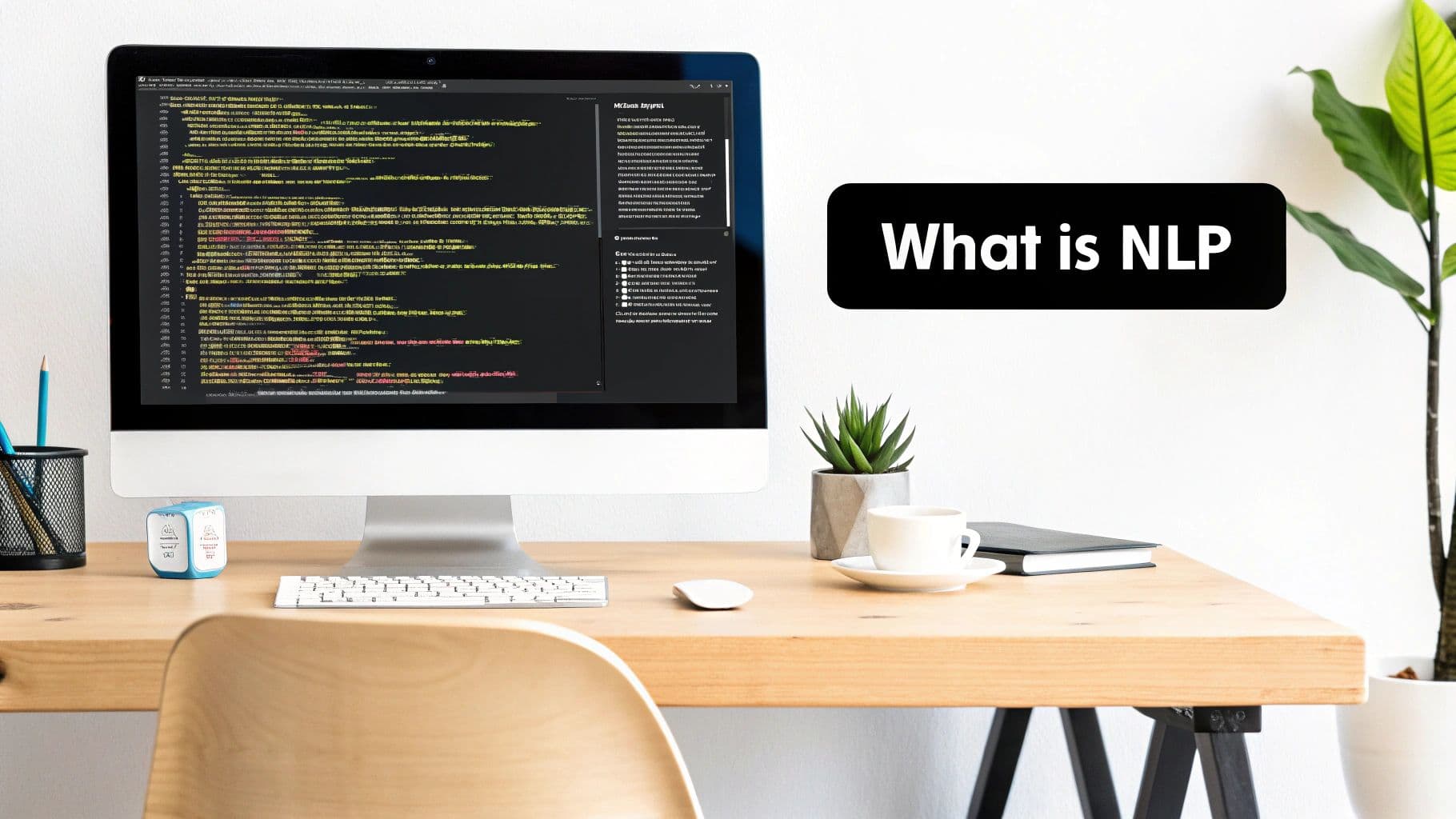 Meeting productivity illustration showing AI tools and meeting summaries
