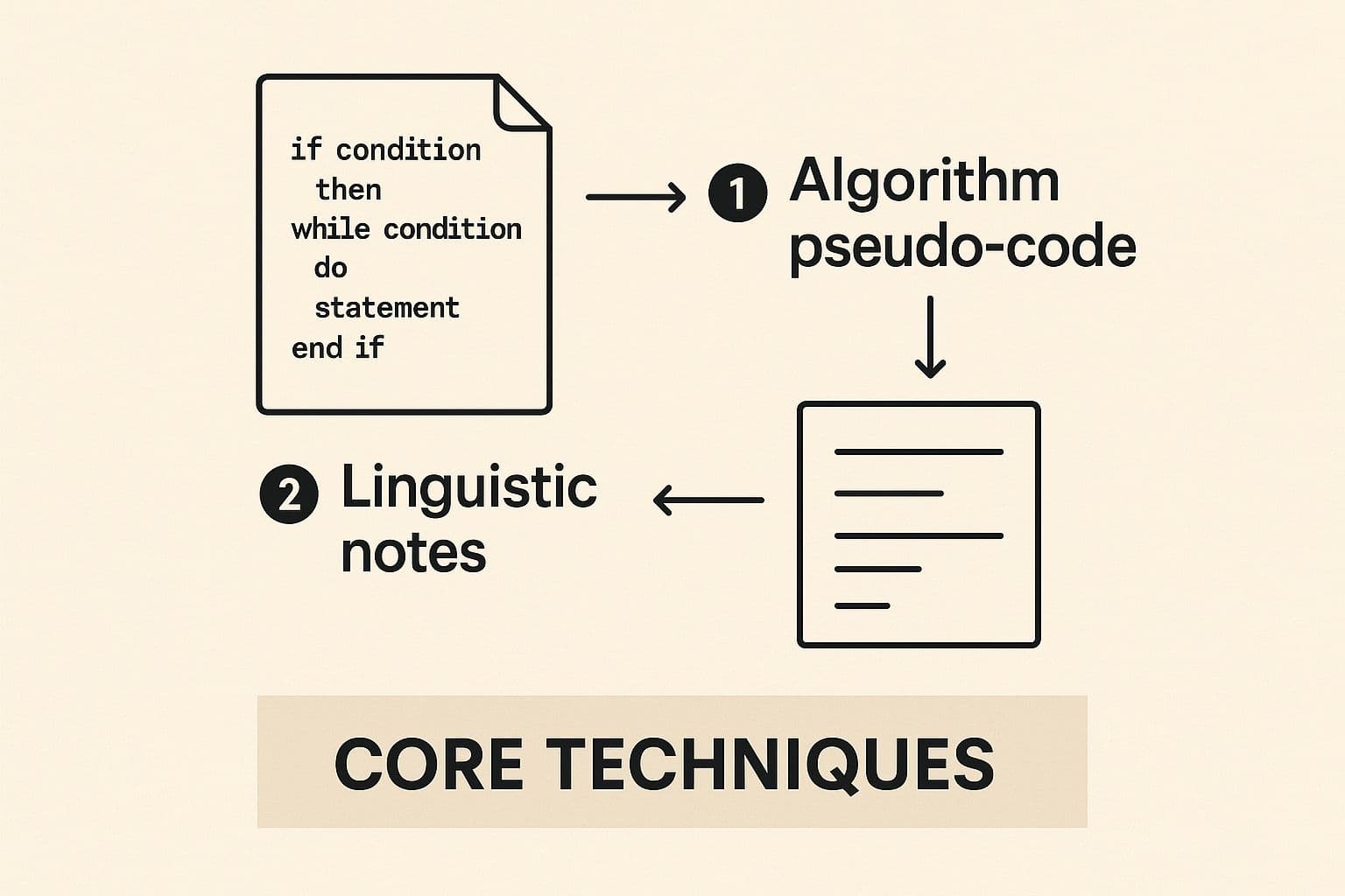 Meeting productivity illustration showing AI tools and meeting summaries