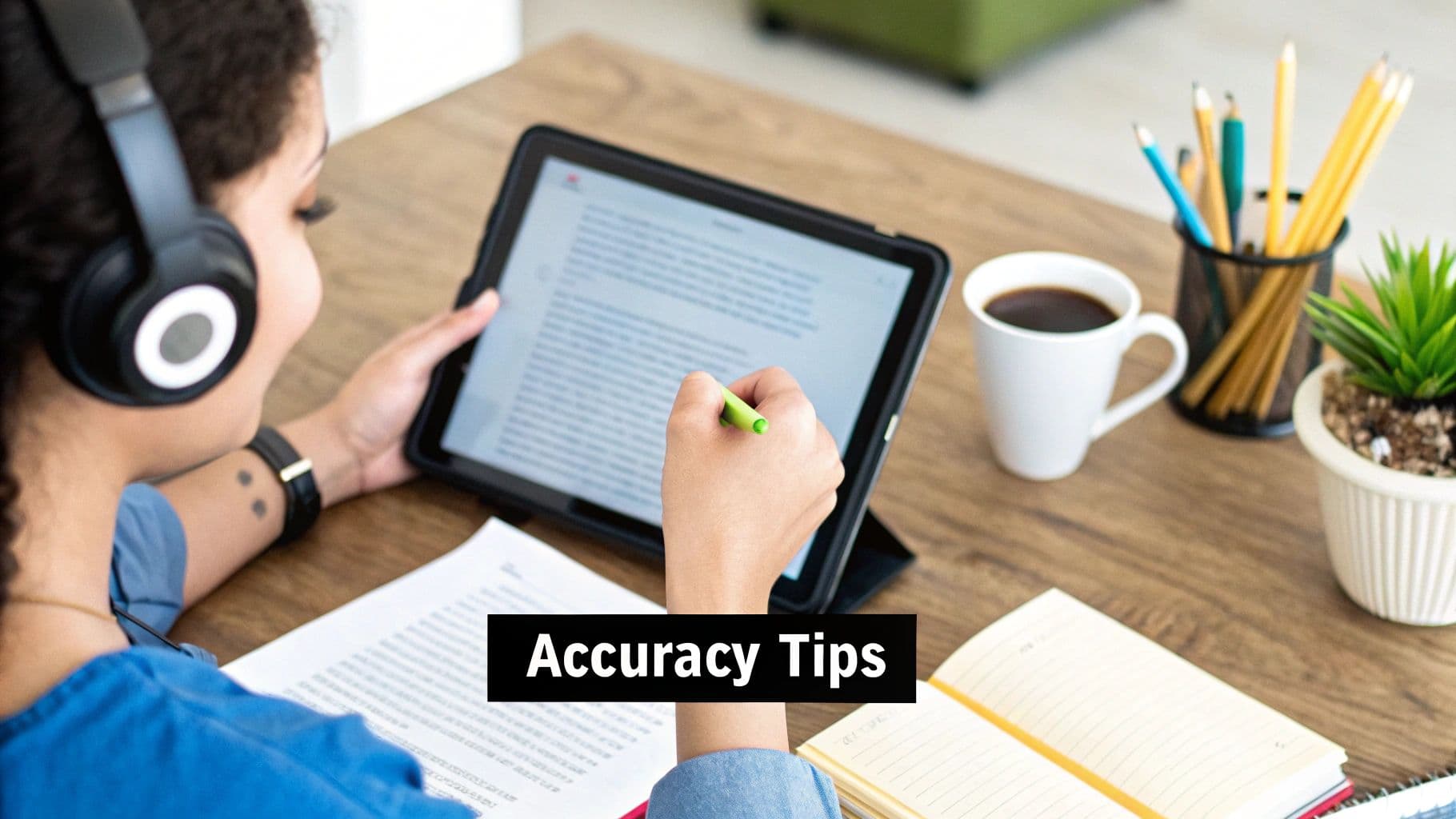 Meeting productivity illustration showing AI tools and meeting summaries