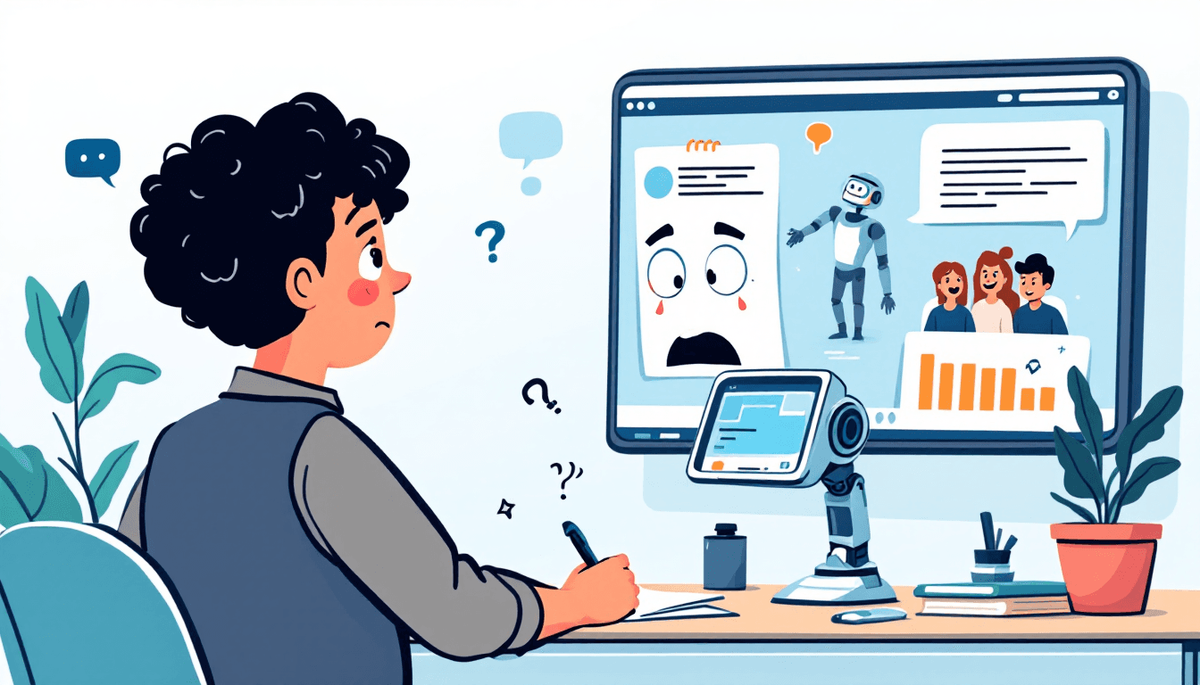 AI assistant automatically taking notes during a video meeting
