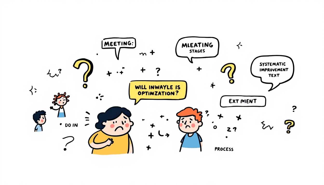 Alur kerja optimasi proses rapat dengan siklus peningkatan sistematis