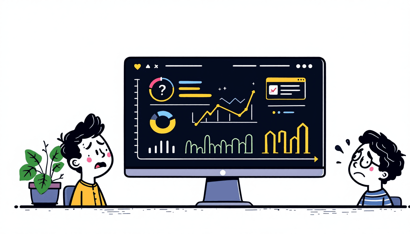 Tableau de bord des indicateurs de performance de réunion montrant le suivi des KPI, les mesures de productivité et les graphiques d’analytique avec des indicateurs de performance