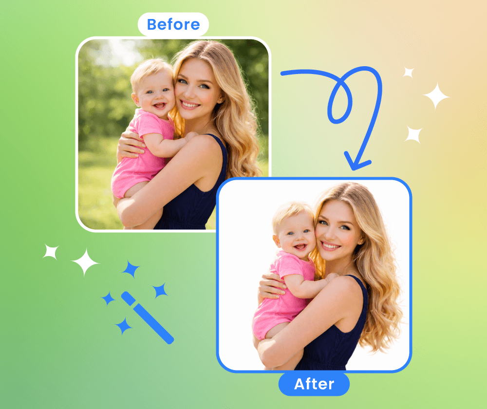 Manual background removal