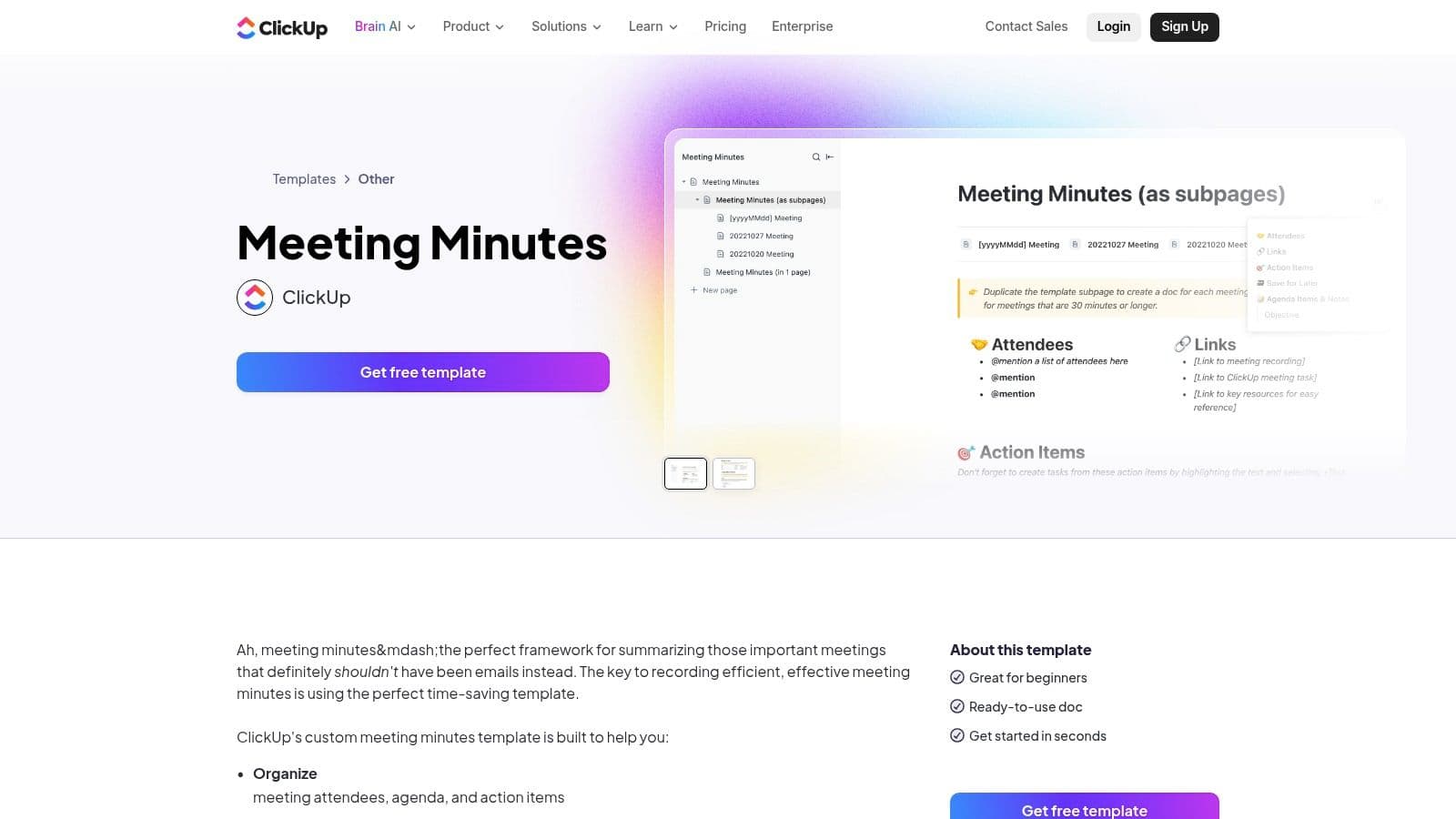 Meeting productivity illustration showing AI tools and meeting summaries