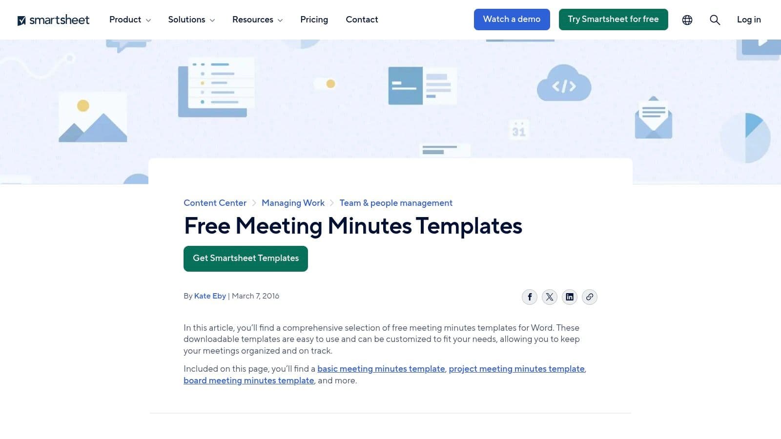 Meeting productivity illustration showing AI tools and meeting summaries