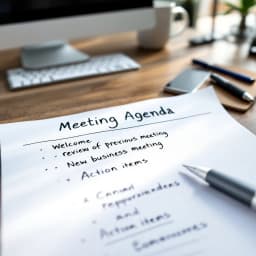 15 Meeting Agenda Examples & Templates for Effective Business Meetings 2025