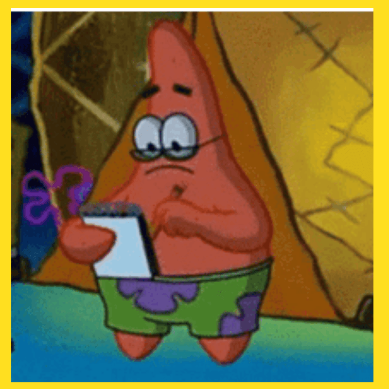 An exaggerated cartoon showing someone in complete chaos mode, frantically scribbling notes with papers flying everywhere