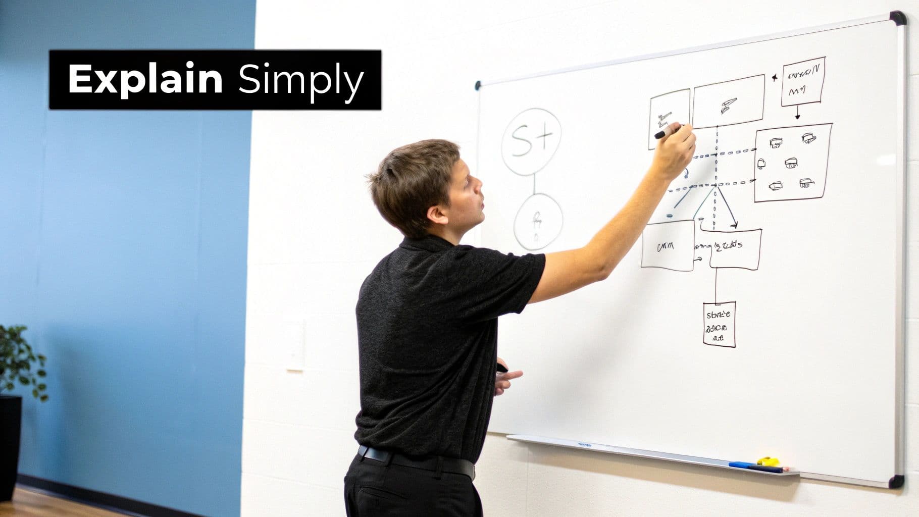 Meeting productivity illustration showing AI tools and meeting summaries