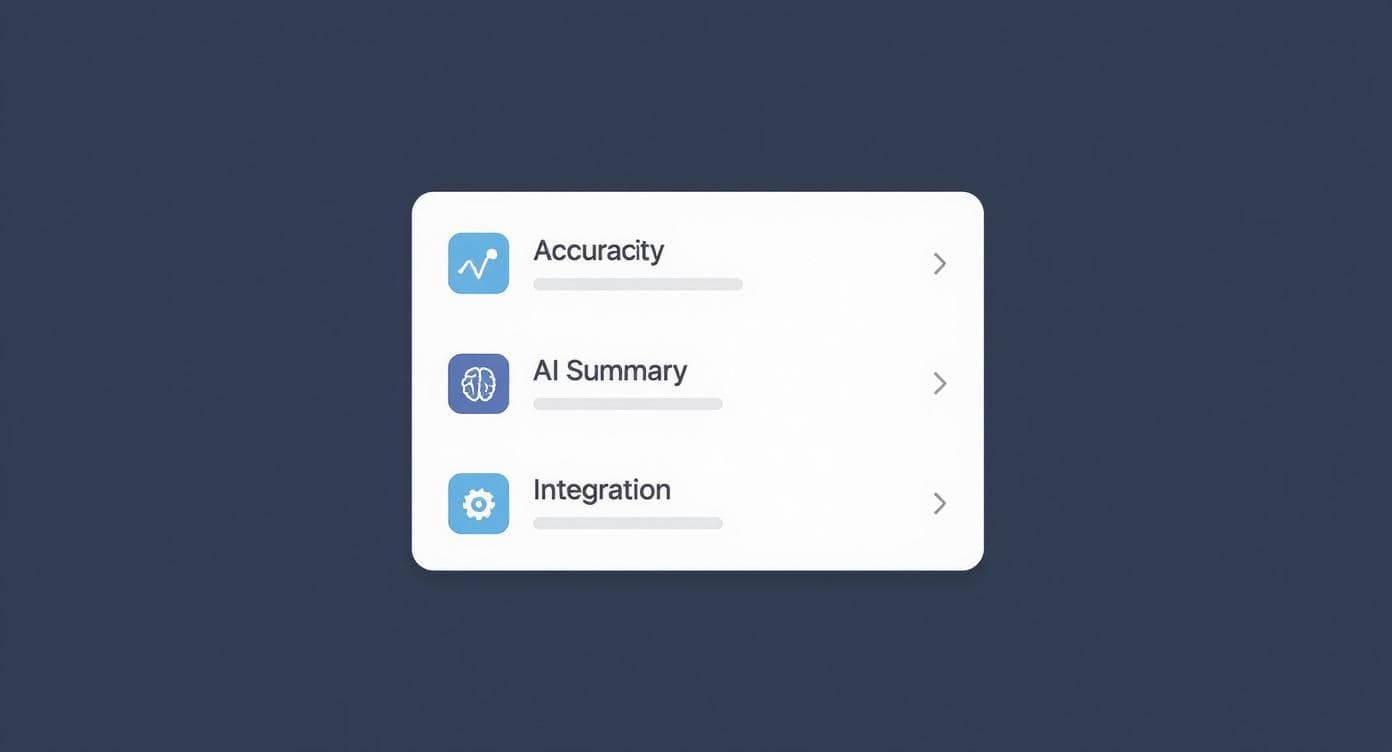 Meeting productivity illustration showing AI tools and meeting summaries