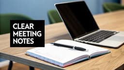 Committee Meeting Notes: committee meeting notes turned into strategic assets