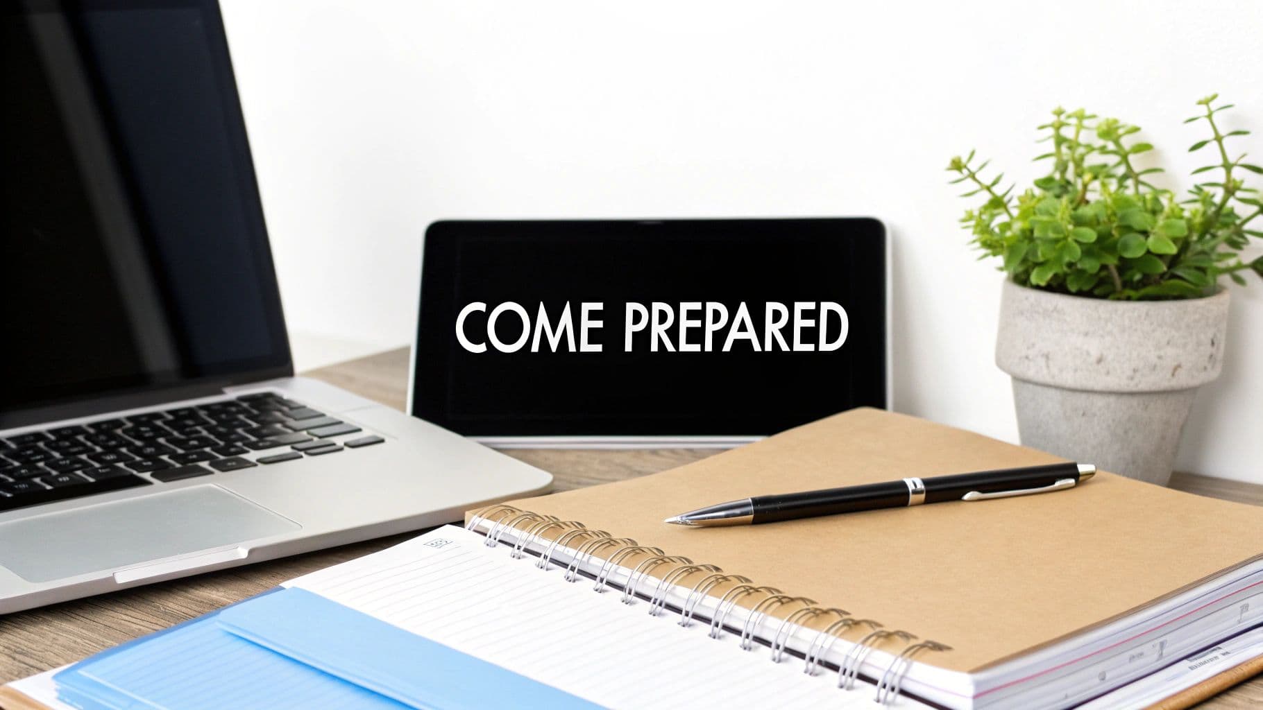 Meeting productivity illustration showing AI tools and meeting summaries