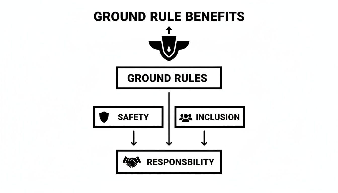 Meeting productivity illustration showing AI tools and meeting summaries