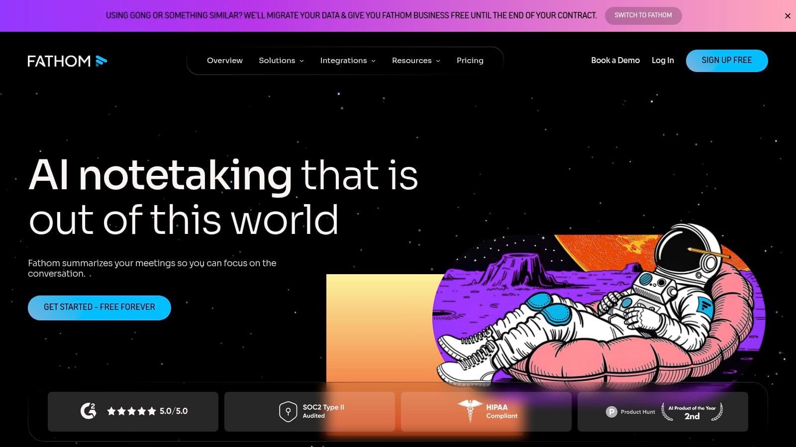 Meeting productivity illustration showing AI tools and meeting summaries