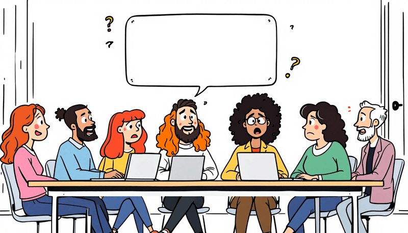 Team onboarding welcome meeting with diverse professionals around conference table - welcome to our team guide