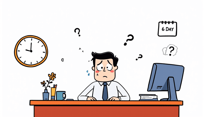 The demanding 996 work schedule showing long hours and exhaustion