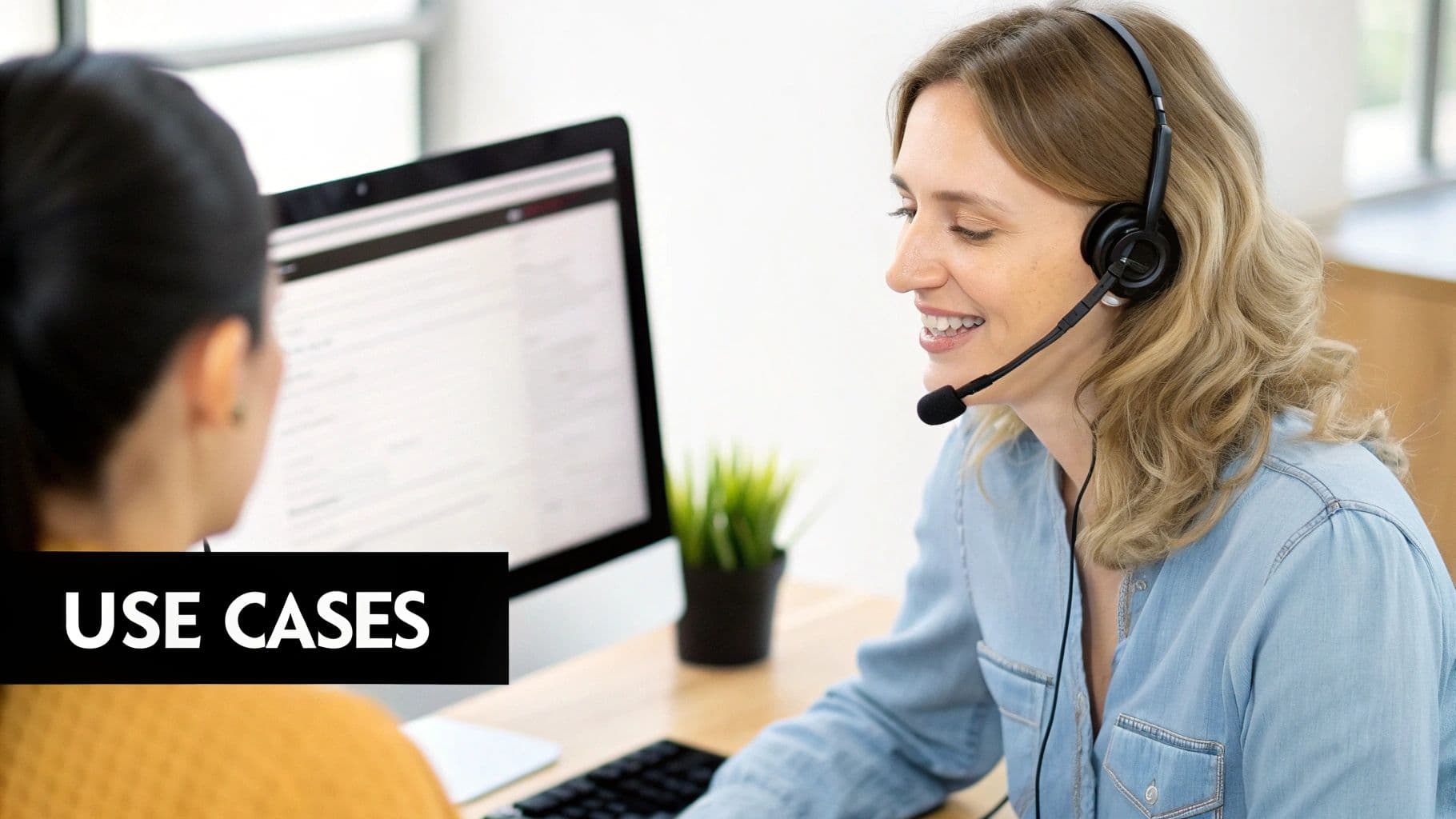 Meeting productivity illustration showing AI tools and meeting summaries