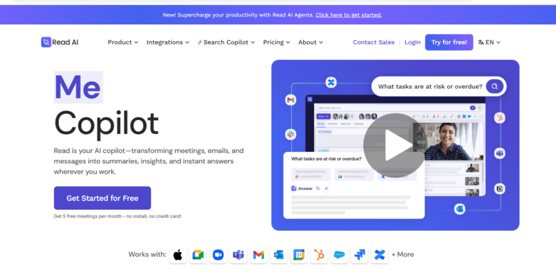 Read AI platform integrations overview