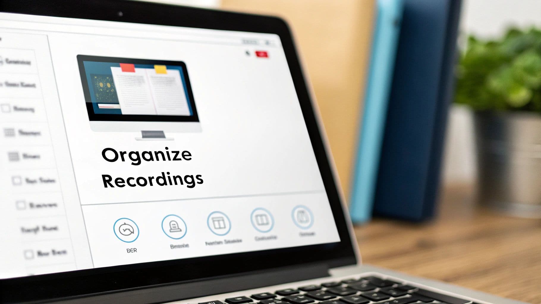 Meeting productivity illustration showing AI tools and meeting summaries