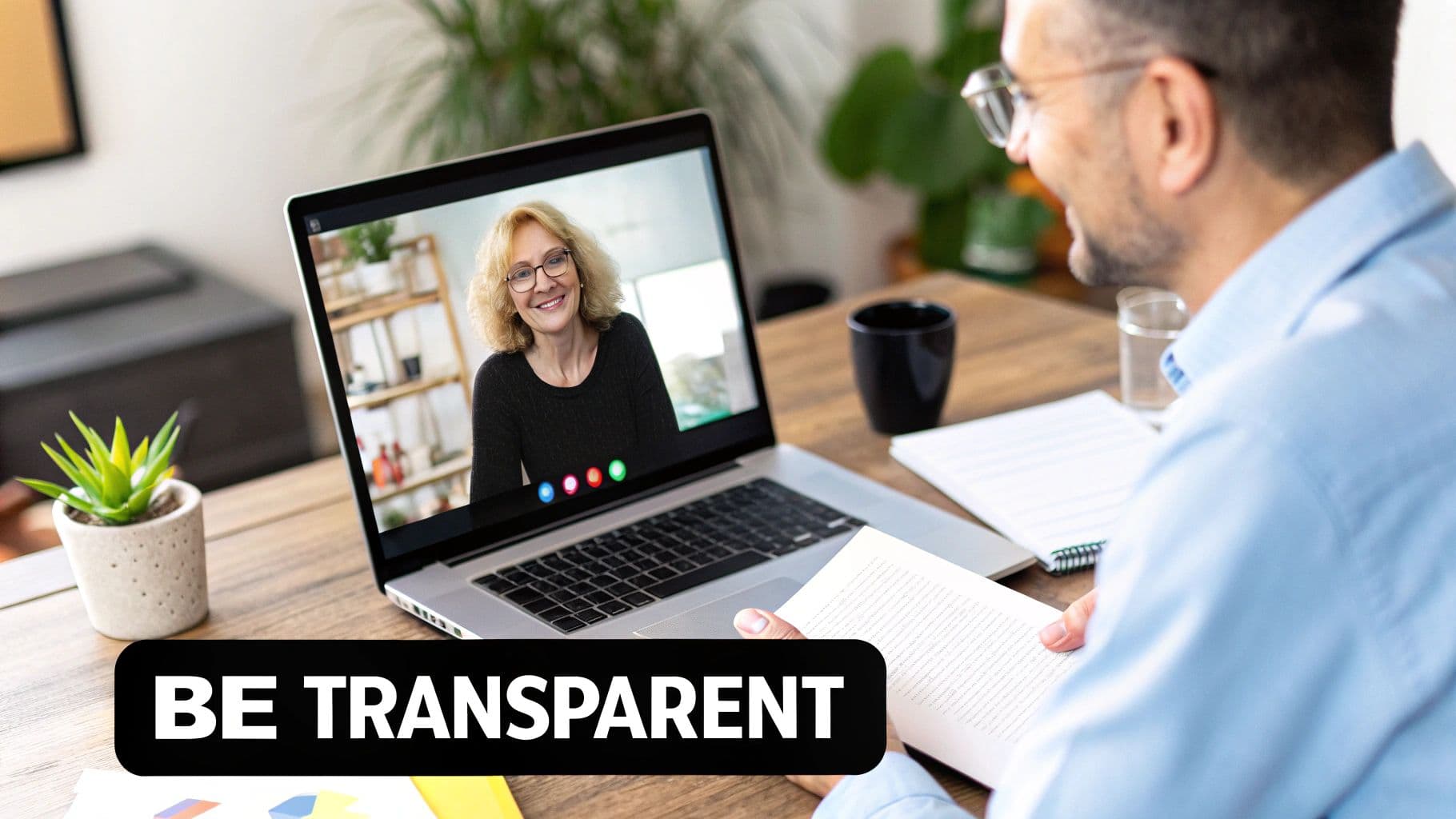 Meeting productivity illustration showing AI tools and meeting summaries