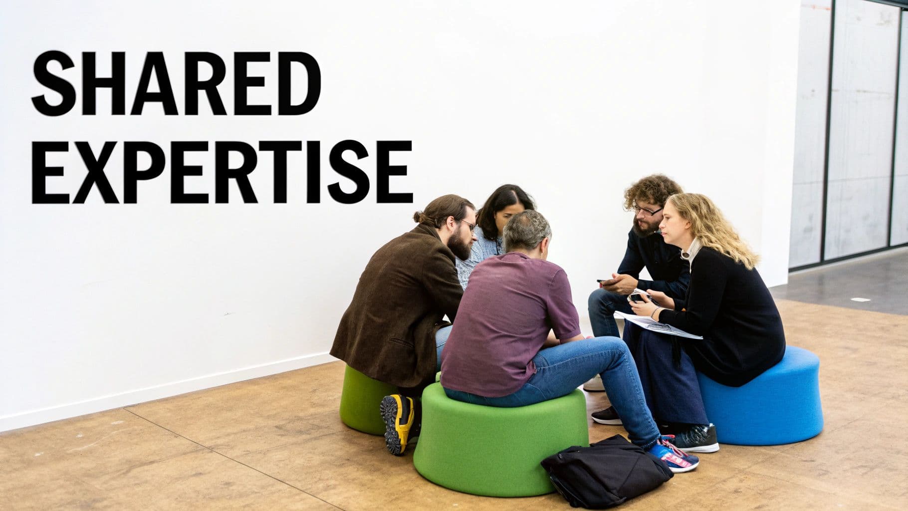 Meeting productivity illustration showing AI tools and meeting summaries