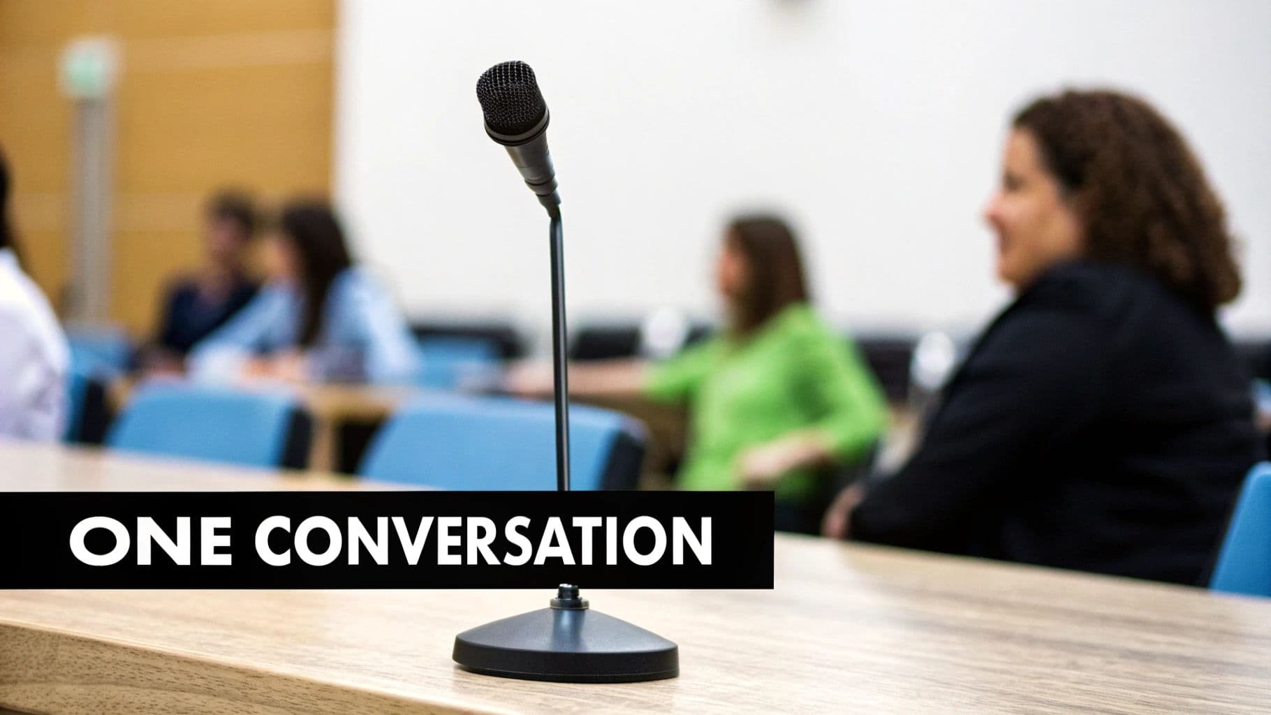 Meeting productivity illustration showing AI tools and meeting summaries