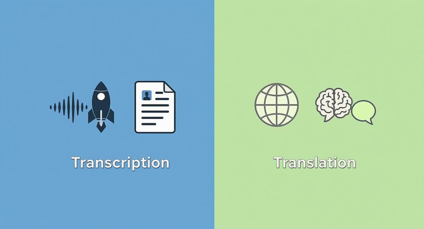 Meeting productivity illustration showing AI tools and meeting summaries