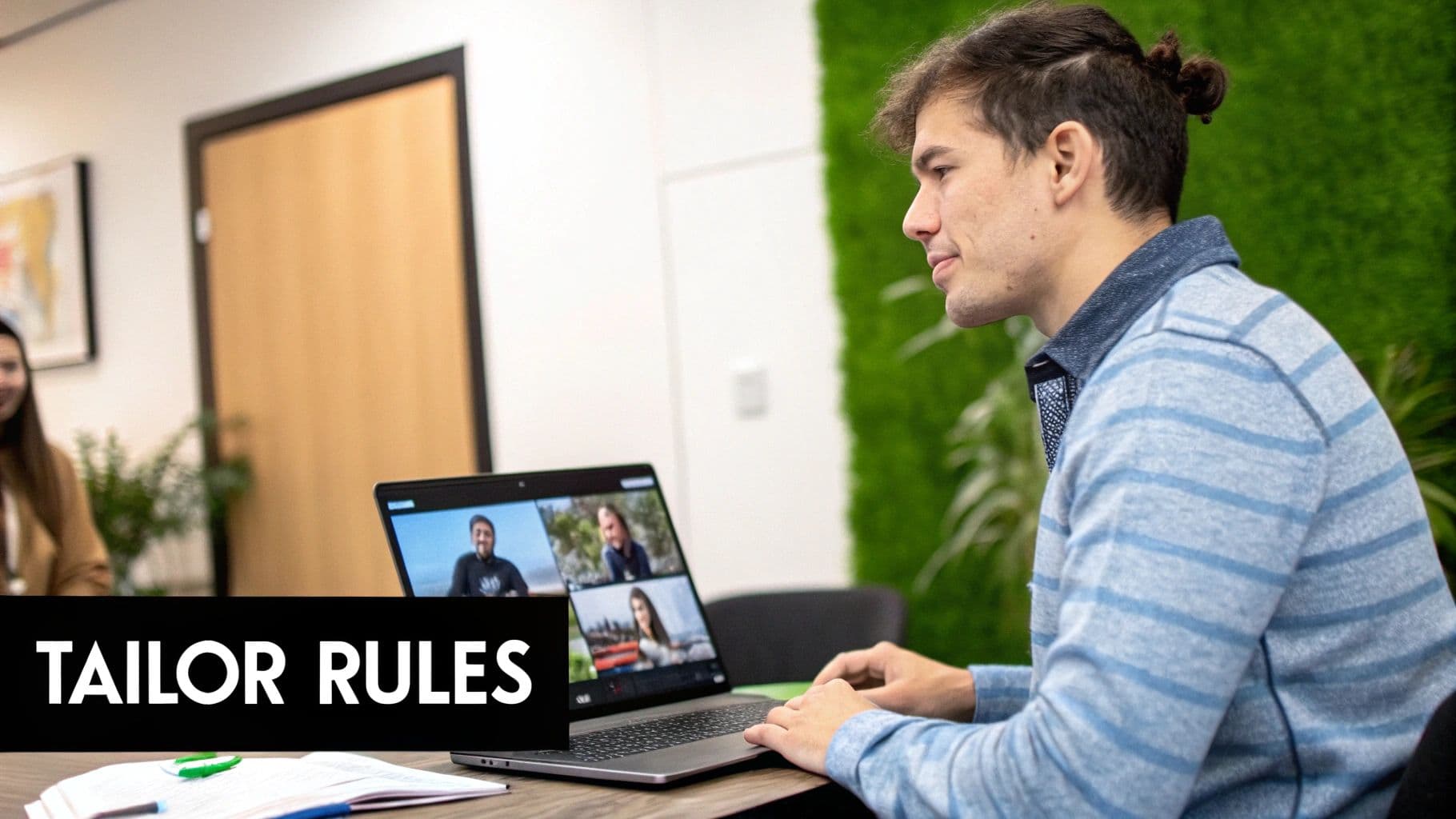 Meeting productivity illustration showing AI tools and meeting summaries