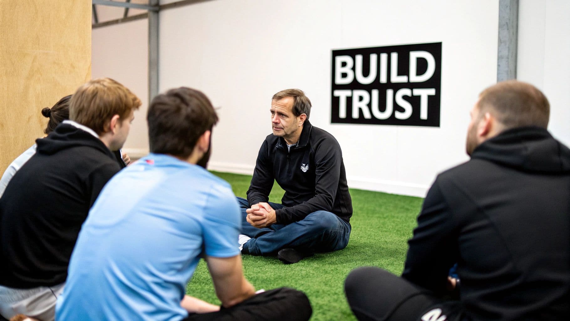 Meeting productivity illustration showing AI tools and meeting summaries